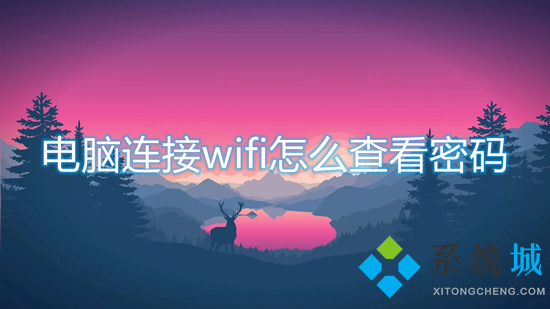 电脑连接wifi怎么查看密码(电脑上怎么查看wifi密码)