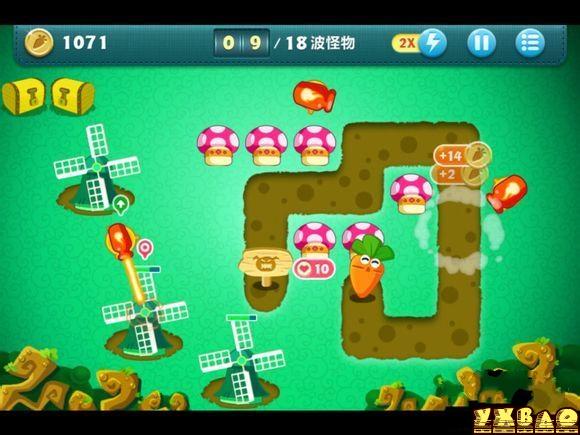 保卫萝卜挑战39关攻略 金萝卜+全清过关图文详解
