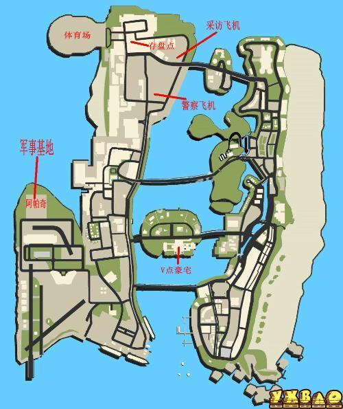 侠盗飞车罪恶都市(飞机具体位置分享)