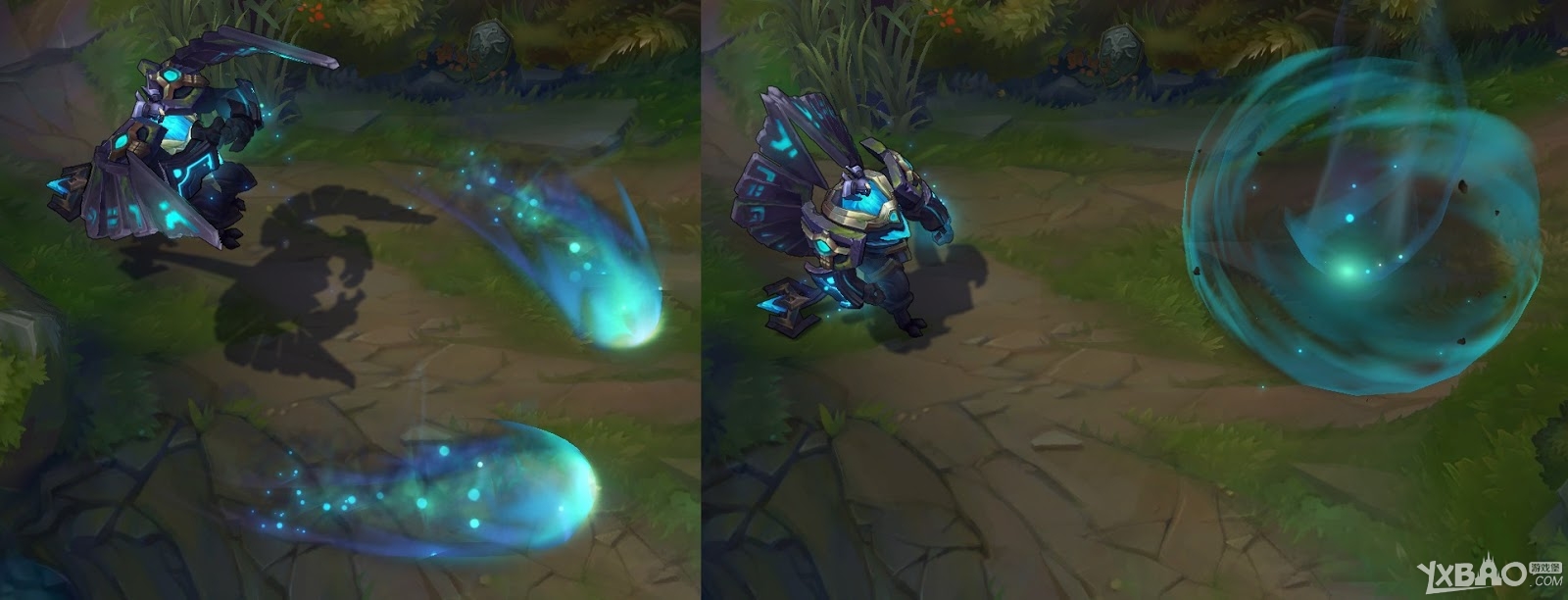 《LOL》新版加里奥幽蓝梦魇皮肤特效