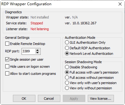 RDPWrap(多用户远程登录工具) V1.6.2官方版下载(RDPWrap软件下载)