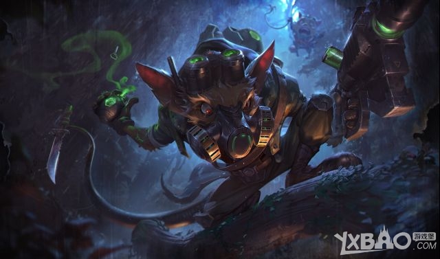 《LOL》新皮肤欧米伽小队(老鼠 皮肤预览)