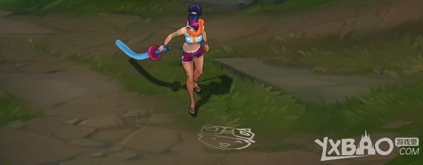 《LOL》泳池派对剑姬皮肤效果预览