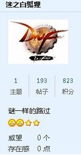 《DNF》迷之白狐狸资料简介