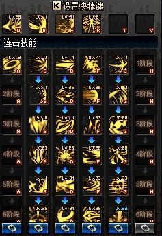 《DNF》黑暗武士技能排列详细介绍