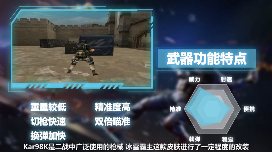 《CF》98K-冰雪霸主属性评测视频