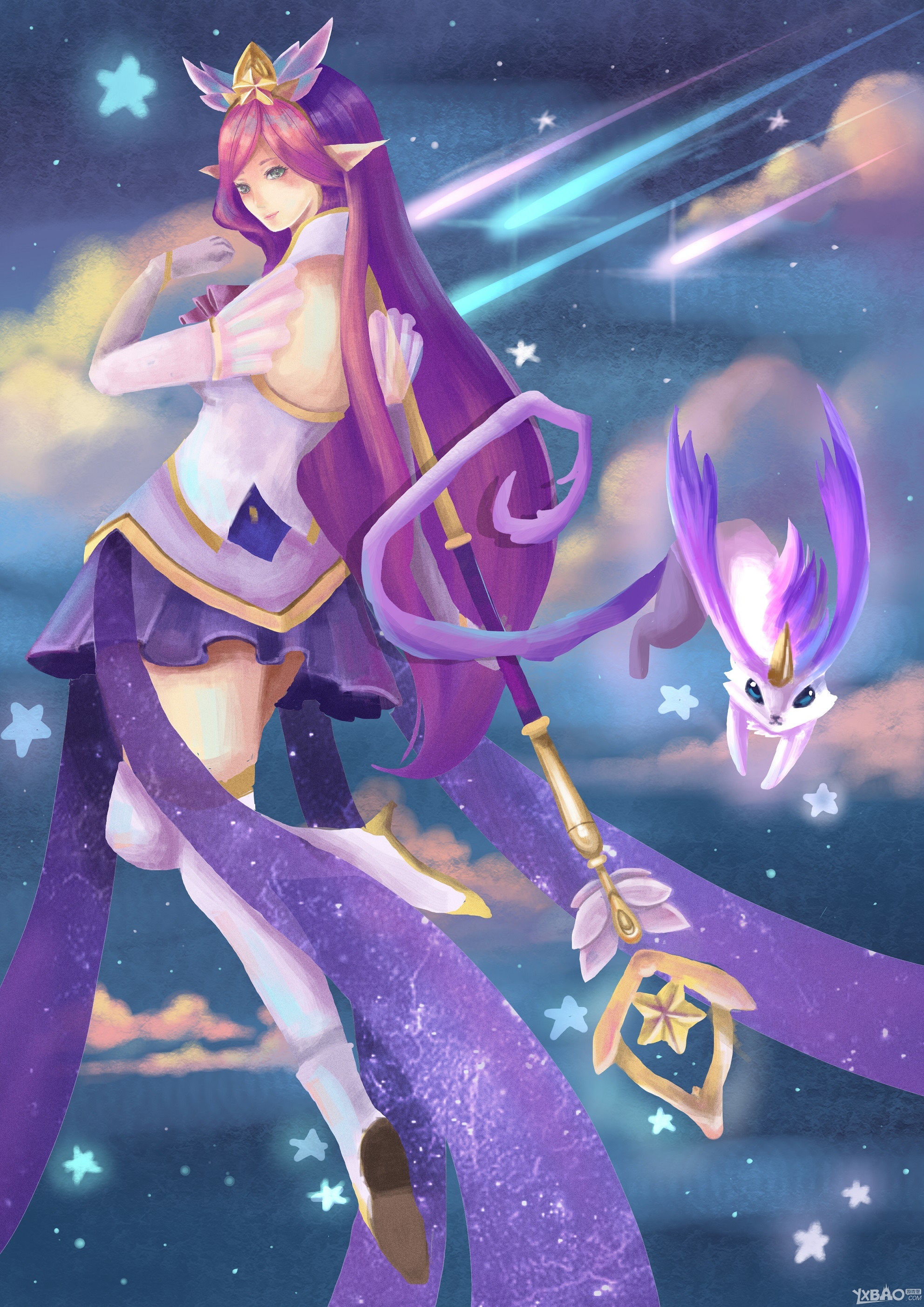 《LOL》魔法少女拉克丝全彩本子
