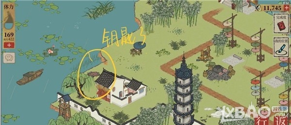 《江南百景图》钱塘春行宝箱位置分享