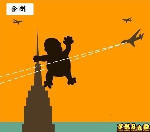 疯狂猜图电影电视楼顶猴子飞机两个字答案