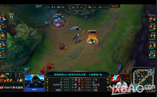 《LOL》S5总决赛10月2日SKT1 vs H2K比赛视频