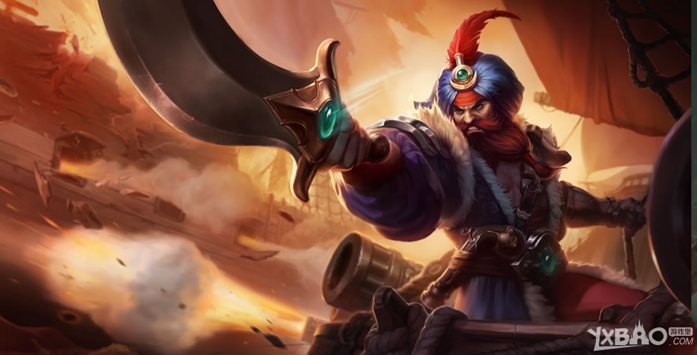 《LOL》船长限定皮肤(奥斯曼大帝普朗克)