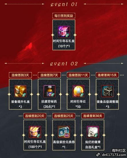 《DNF》微信签到福利活动