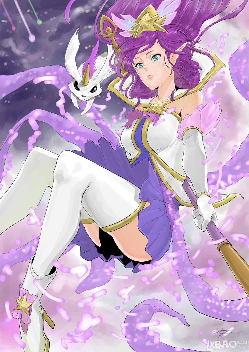 《LOL》魔法少女拉克丝全彩本子