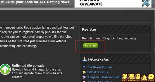 上古卷轴5：天际Skyrimnexus图文详解注册攻略