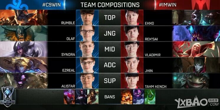 《LOL》S6全球总决赛第一阶段10月3日C9 vs IM视频