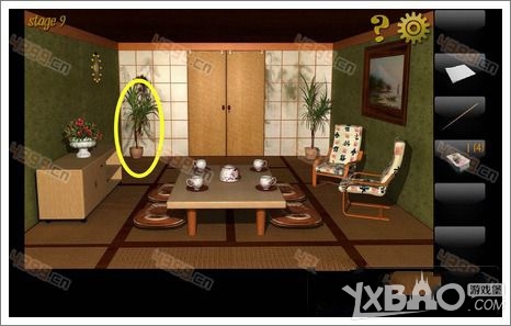 密室逃脱8第9关攻略 四颗麻将