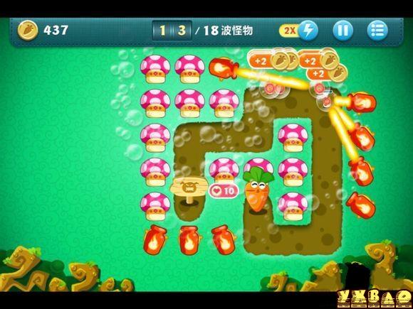 保卫萝卜挑战39关攻略 金萝卜+全清过关图文详解