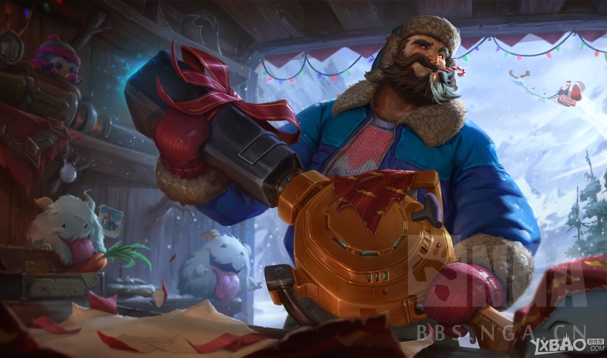 《LOL》2017冰雪节男枪皮肤介绍