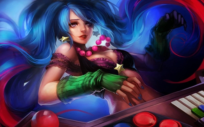 《LOL》阿狸和琴女全彩本子