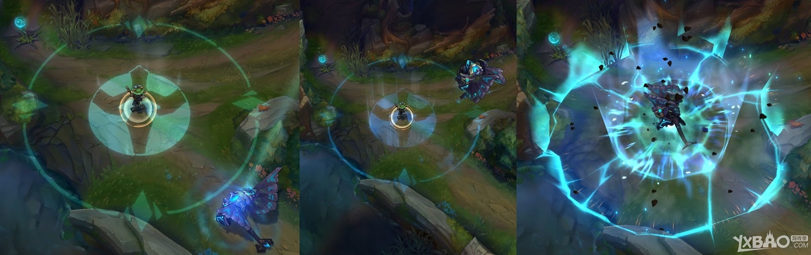 《LOL》新版加里奥幽蓝梦魇皮肤特效
