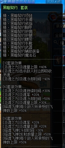 dnf暗帝黑暗契约套分析介绍