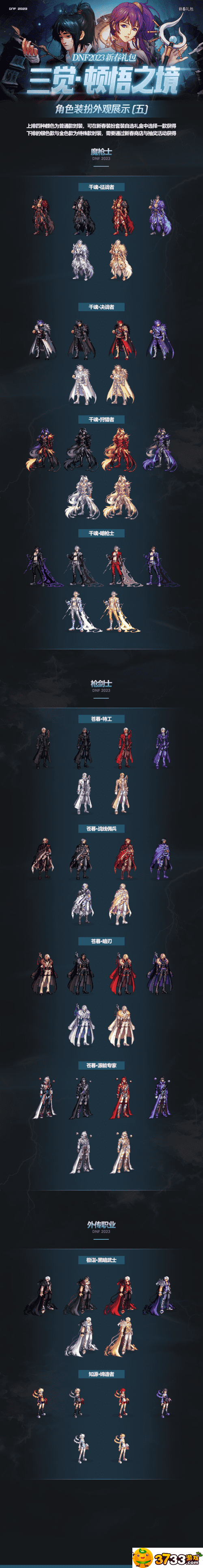 DNF2023新年套外观
