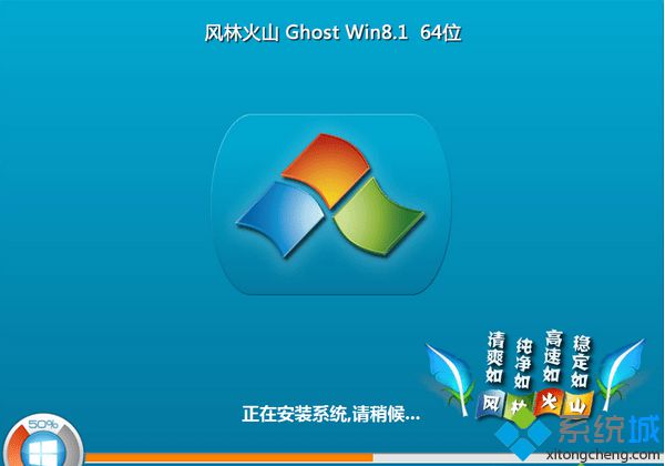 风林火山flhs ghost win8.1 64位官方原版