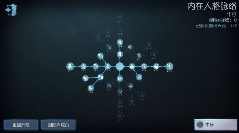 第五人格牛仔天赋