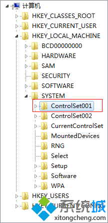 点击ControlSet001