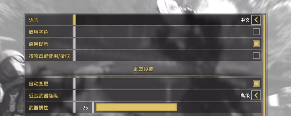 影子武士2中文设置界面图片