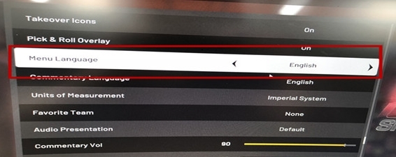 NBA2K20设置截图