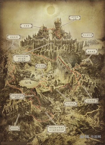 黑暗之魂3地图全景