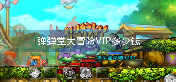 弹弹堂大冒险VIP多少钱(VIP价格表)
