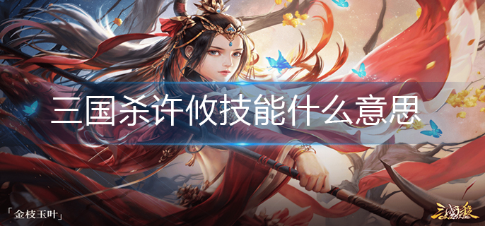 三国杀许攸技能什么意思(许攸技能介绍)