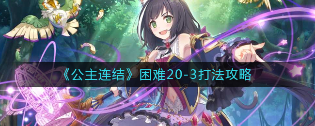 公主连结困难20(3怎么打_公主连结困难20_3打法攻略)