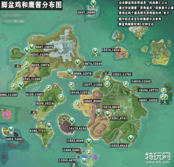 《创造与魔法》脚盆鸡位置(脚盆鸡在哪)