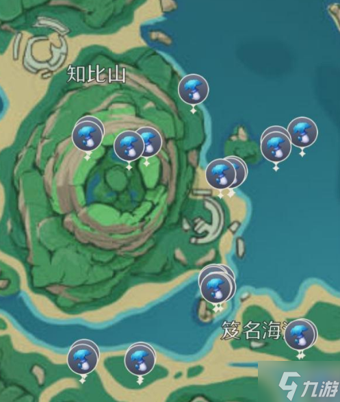 原神幽灯蕈采集位置路线