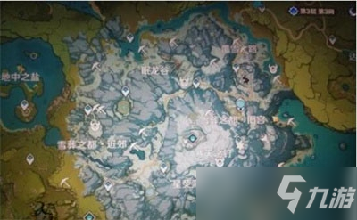 原神星银矿石采集位置分布图