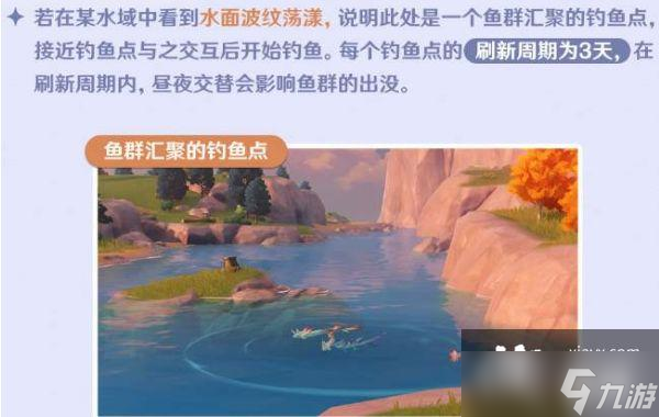 原神钓鱼点多久刷新一次？钓鱼点刷新时间介绍