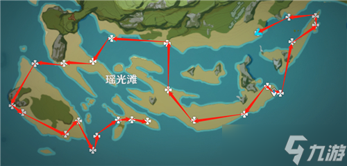《原神》星螺最全最快采集路线2022