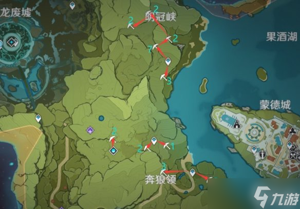 《原神》白铁矿采集路线介绍 白铁矿位置在哪里？