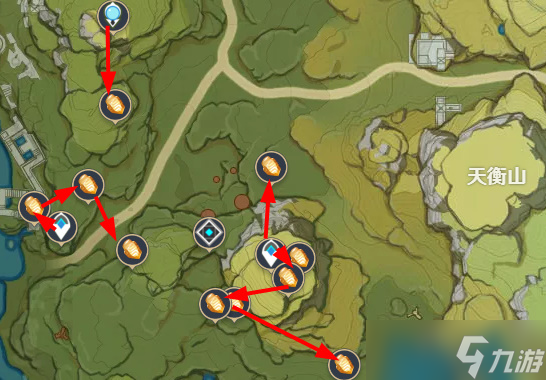 原神最全石珀采集路线