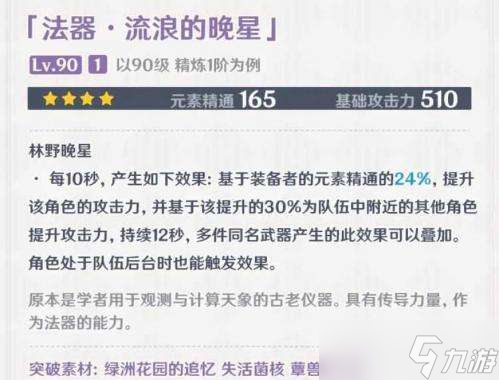 原神流浪的晚星怎么获得