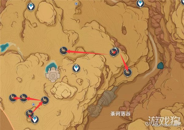 原神圣甲虫地表位置大全(43只圣甲虫采集攻略)