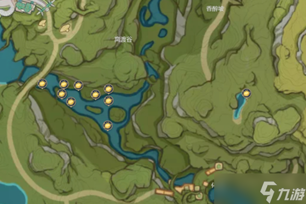 原神月莲在哪里采集(月莲采集路线)