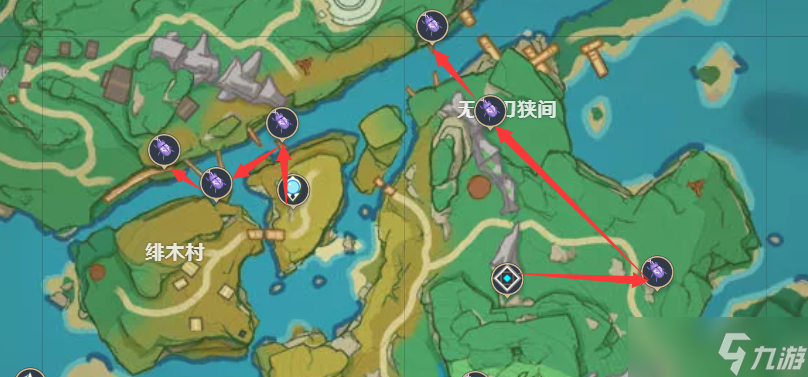 原神最全鬼兜虫采集路线