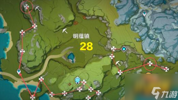 原神琉璃袋在哪里采集-琉璃袋采集路线图