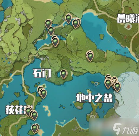 《原神》莲蓬分布位置