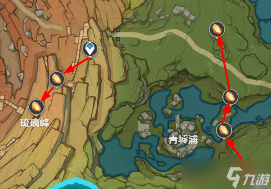 原神最全石珀采集路线