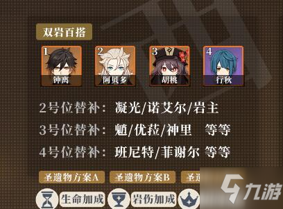 原神钟离圣遗物怎么搭配 钟离武器怎么搭配